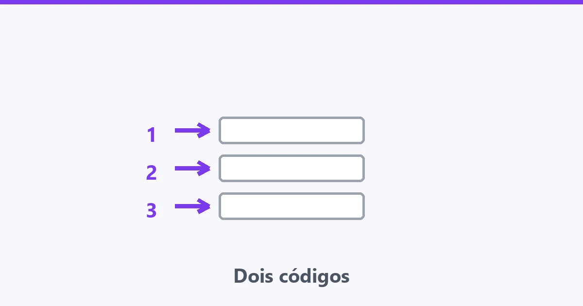 Dois cartões lado a lado, um com cadeado e outro com seta de download