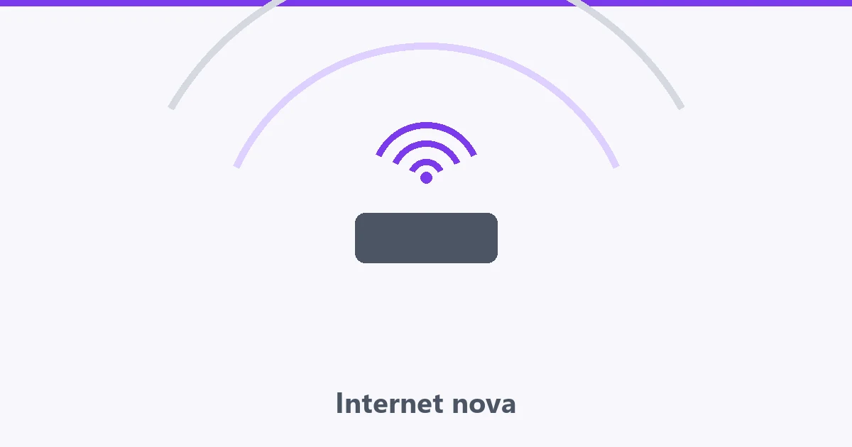 Caixa de mudança ao lado de roteador novo com ondas de sinal
