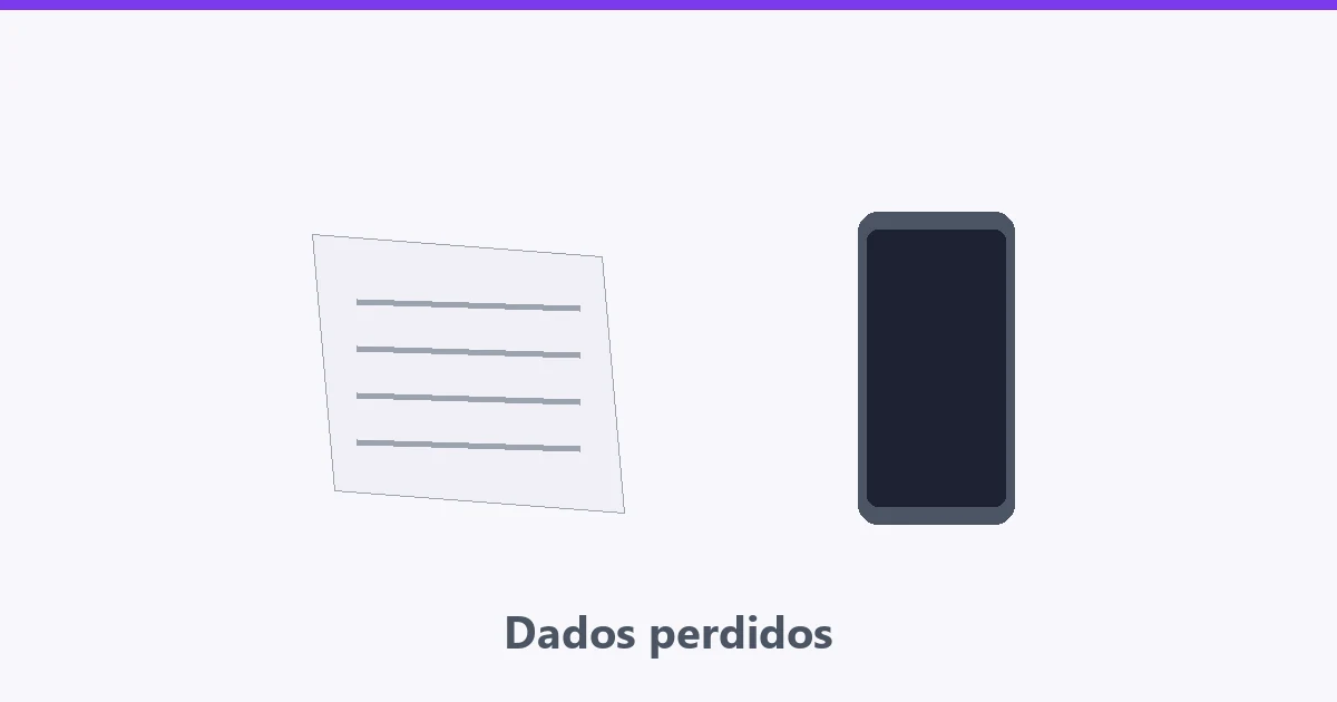 Papel amassado ao lado de celular com nota aberta