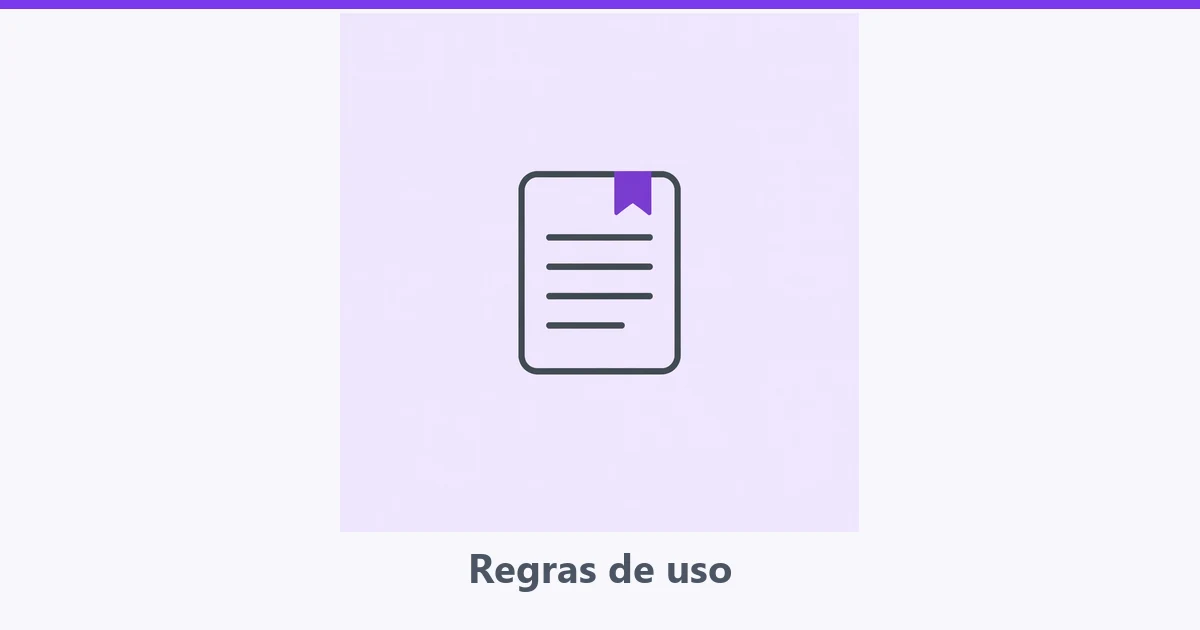 Documento com linhas de texto e um marcador roxo no canto