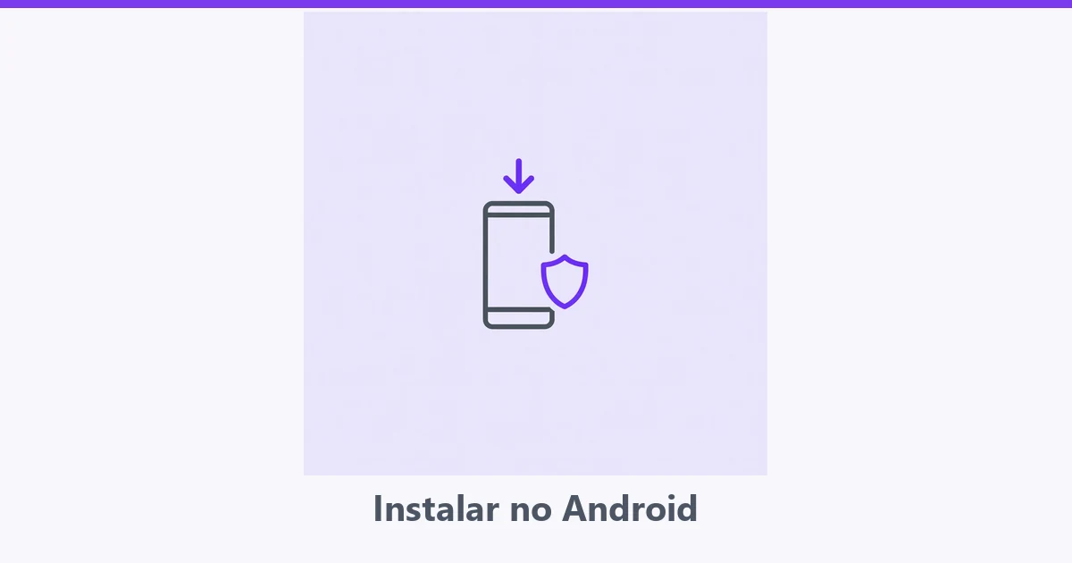 Celular recebendo instalação com escudo de segurança ao lado